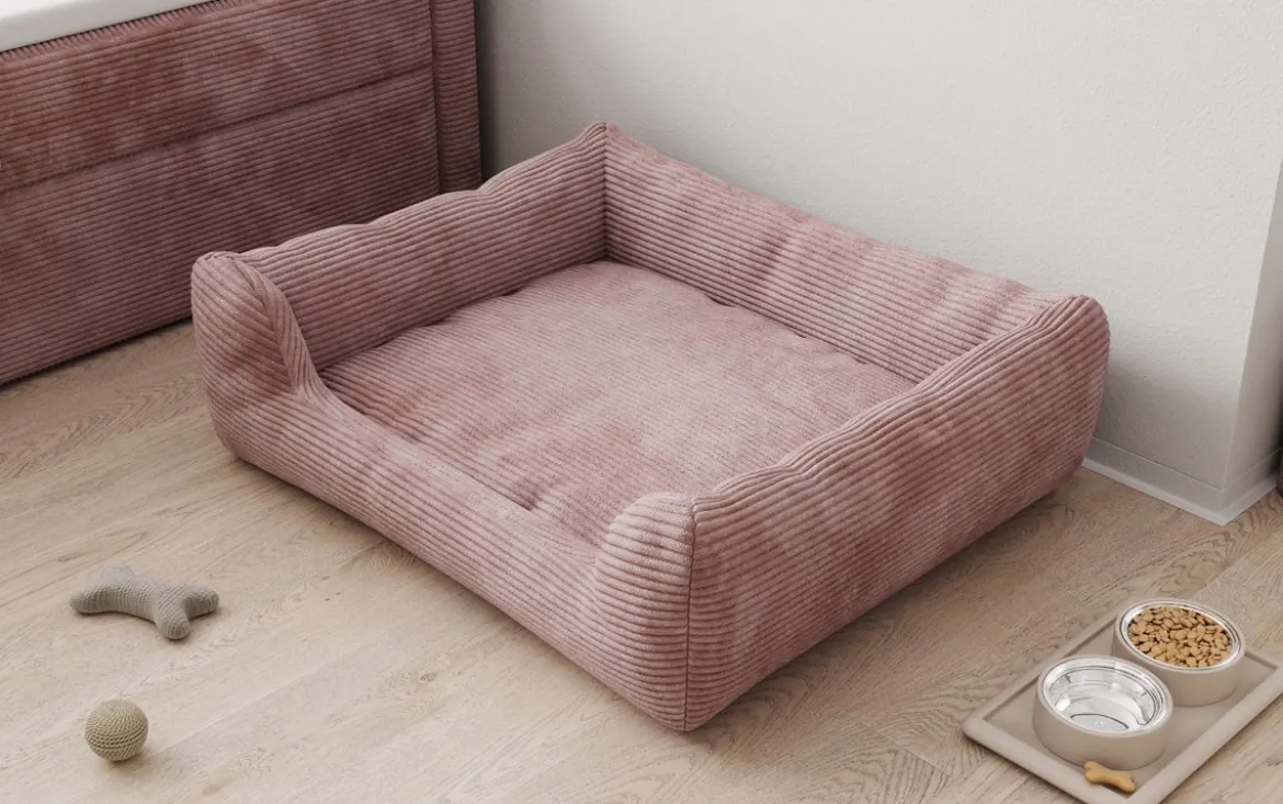 Hundebett Cosmo 120 × 80 cm in Cord