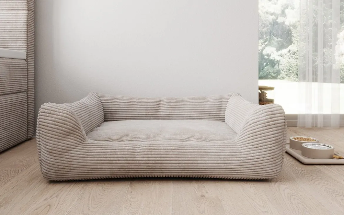Hundebett Cosmo 120 × 80 cm in Cord