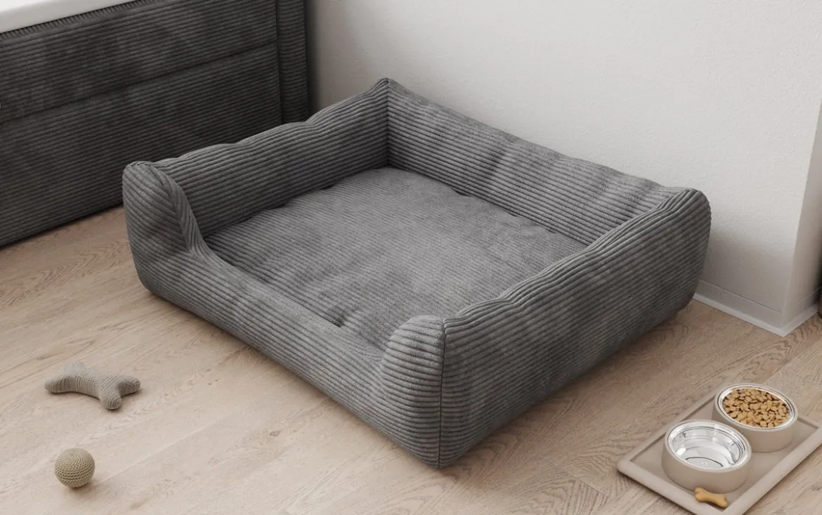 Hundebett Cosmo 120 × 80 cm in Cord