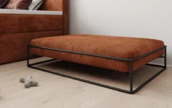 Hundebett Lumo 80 × 100 cm in Cord