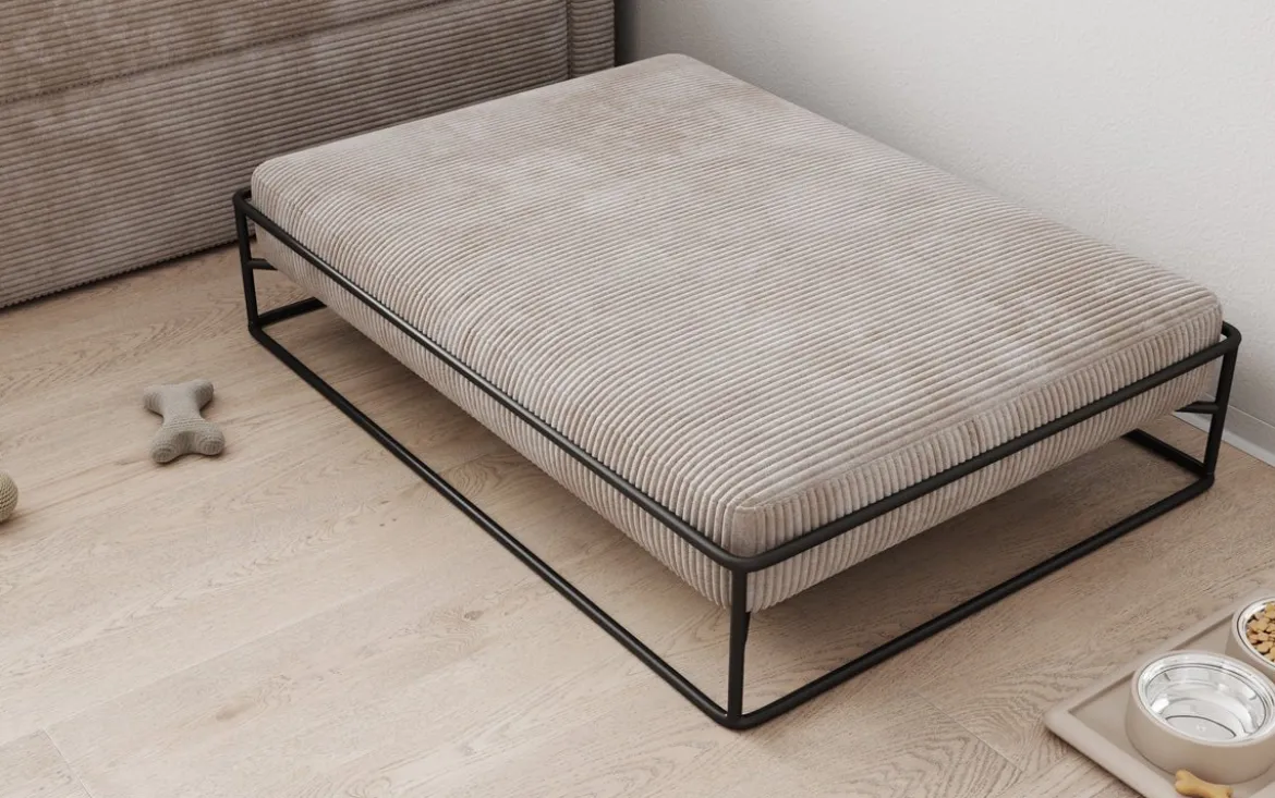 Hundebett Lumo 80 × 100 cm in Cord