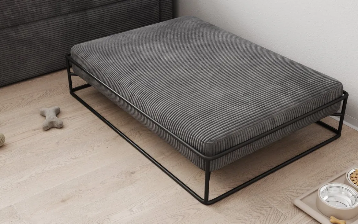 Hundebett Lumo 80 × 100 cm in Cord