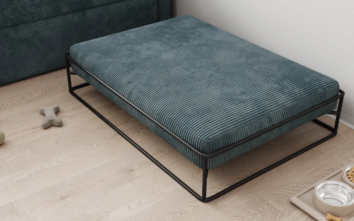 Hundebett Lumo 80 × 100 cm in Cord