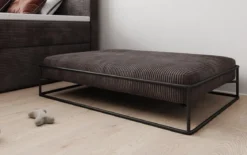 Hundebett Lumo 80 × 100 cm in Cord