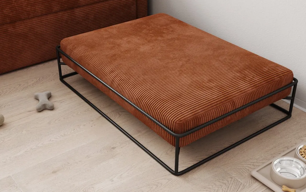 Hundebett Lumo 80 × 100 cm in Cord