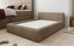 Hundebett LupoLounge 140× 100 cm in Bouclé