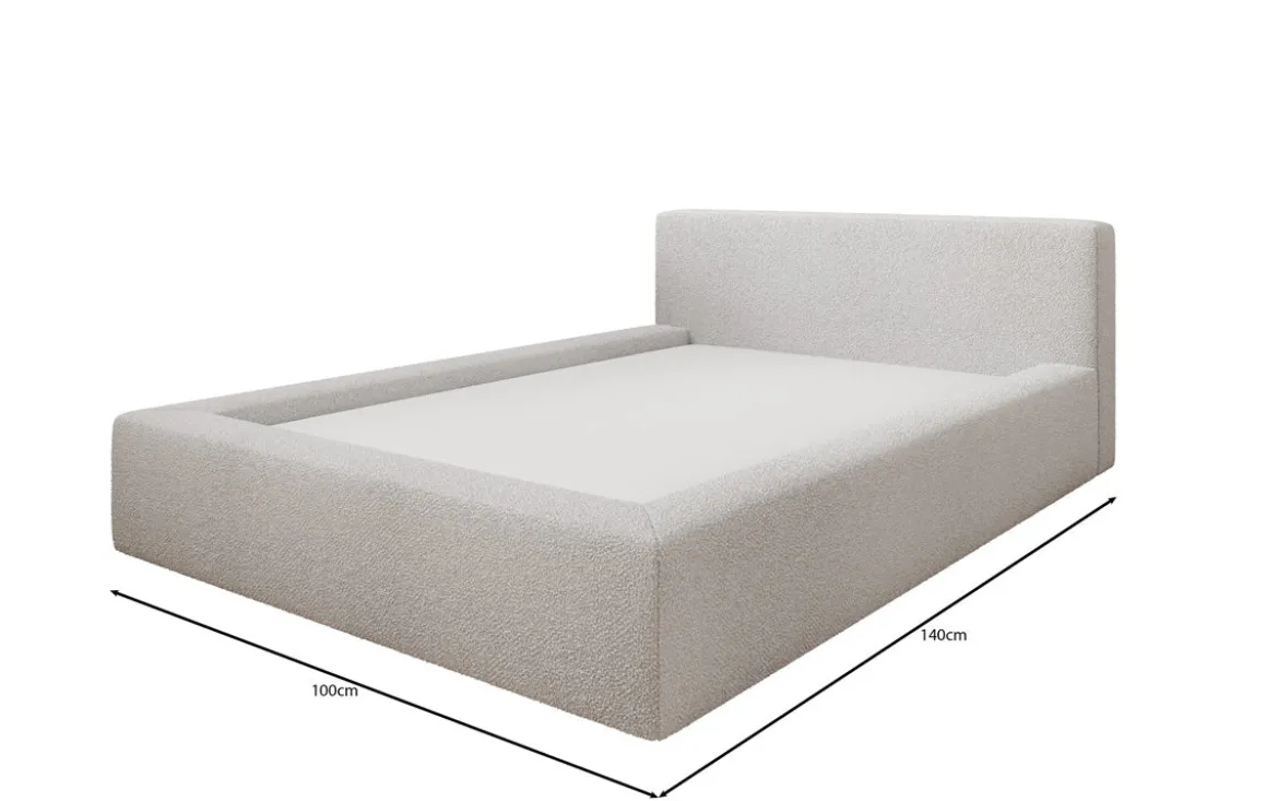 Hundebett LupoLounge 140× 100 cm in Bouclé