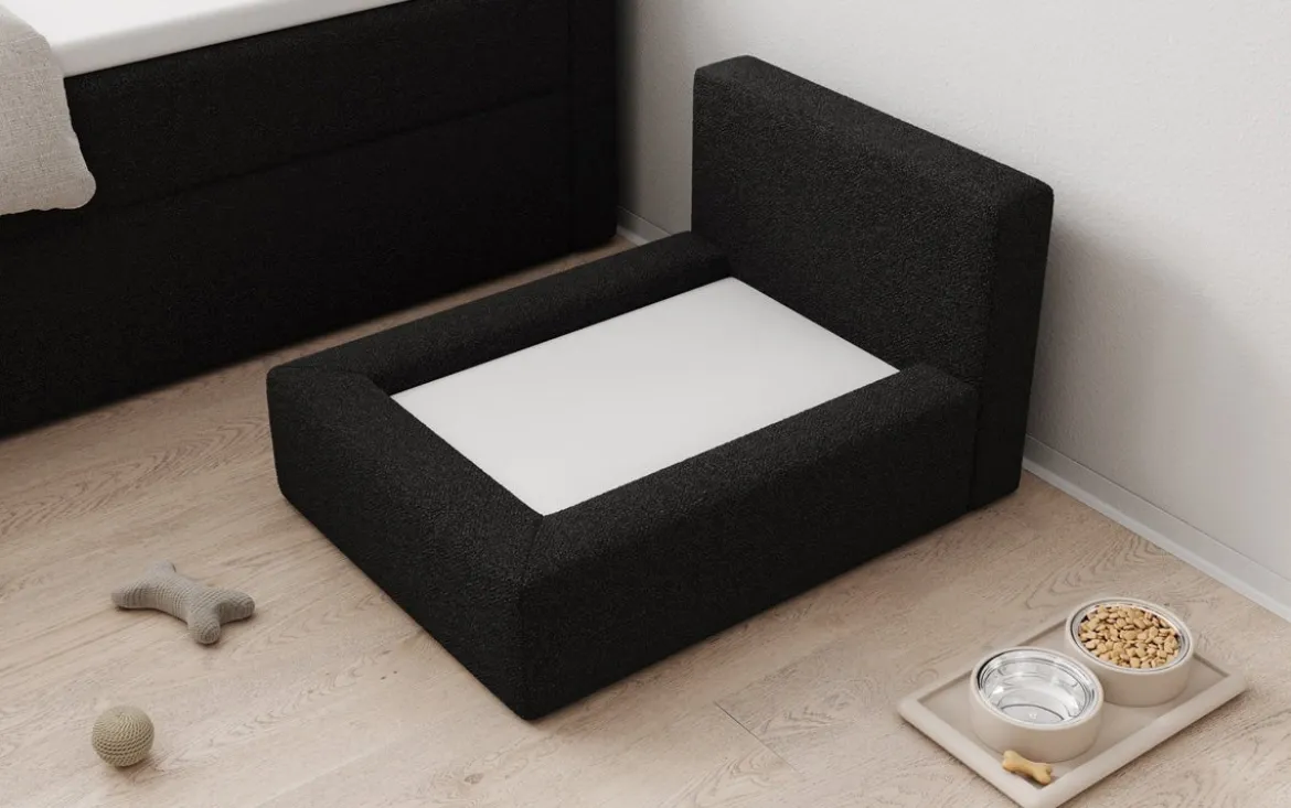 Hundebett LupoLounge 80 × 60 cm in Bouclé
