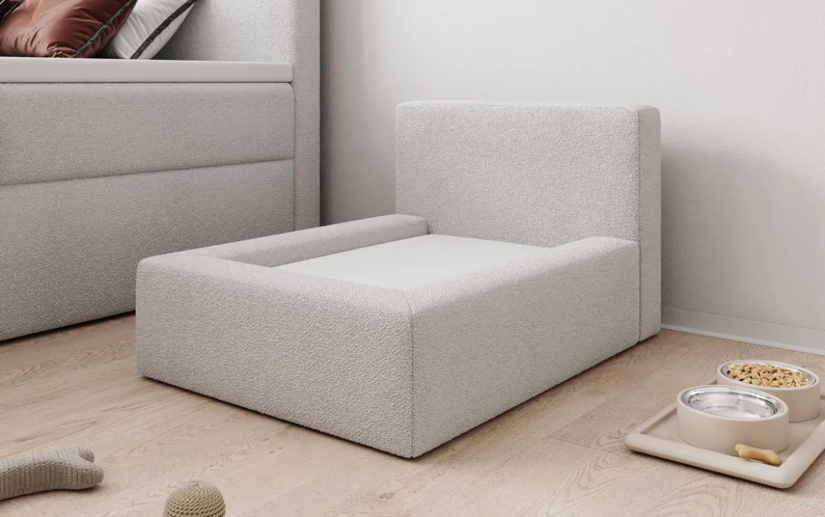 Hundebett LupoLounge 80 × 60 cm in Bouclé