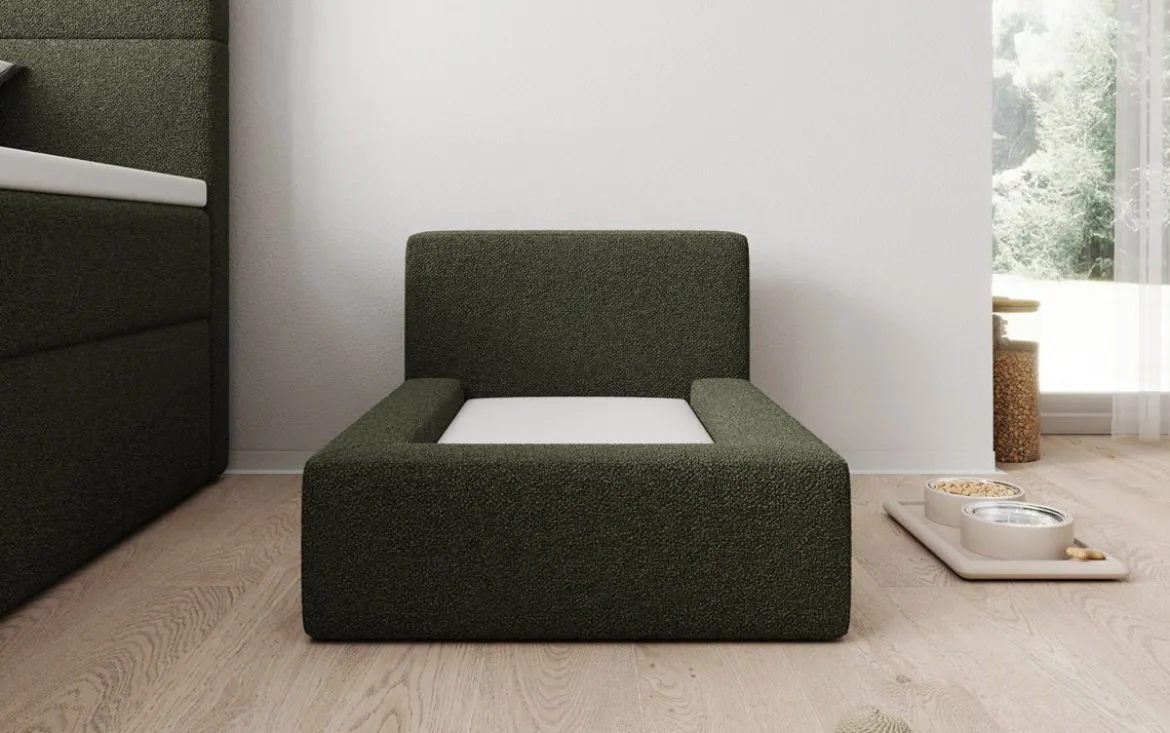 Hundebett LupoLounge 80 × 60 cm in Bouclé