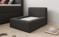 Hundebett LupoLounge 80 × 60 cm in Bouclé