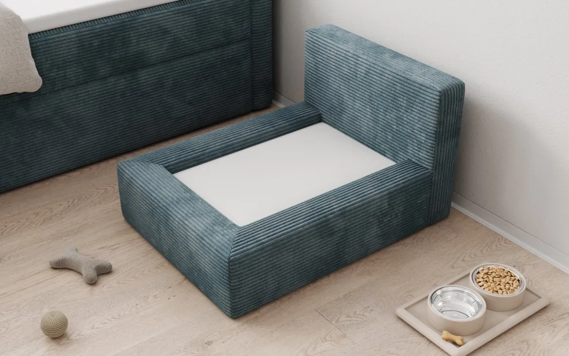Hundebett LupoLounge 80 × 60 cm in Cord