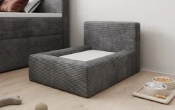 Hundebett LupoLounge 80 × 60 cm in Cord