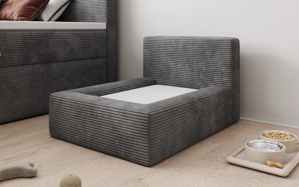 Hundebett LupoLounge 80 × 60 cm in Cord