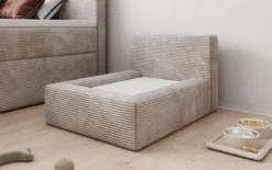 Hundebett LupoLounge 80 × 60 cm in Cord