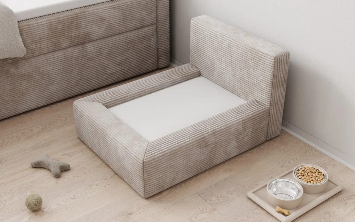 Hundebett LupoLounge 80 × 60 cm in Cord