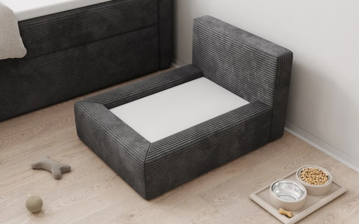 Hundebett LupoLounge 80 × 60 cm in Cord