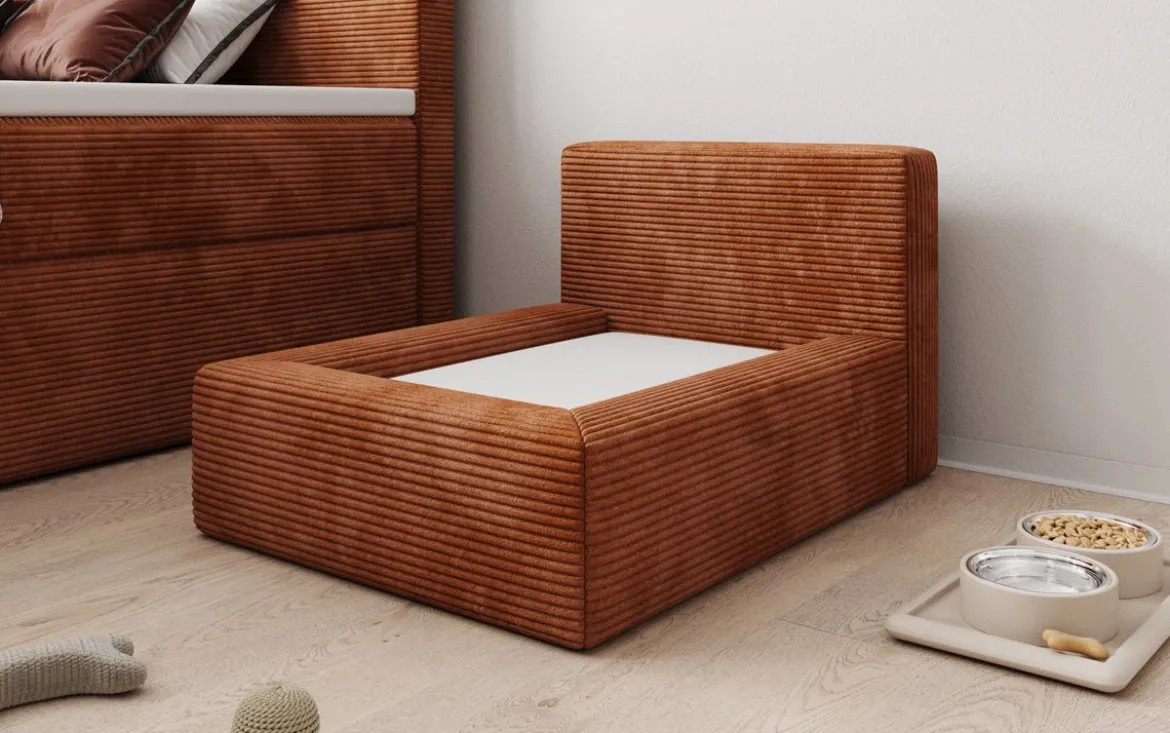 Hundebett LupoLounge 80 × 60 cm in Cord