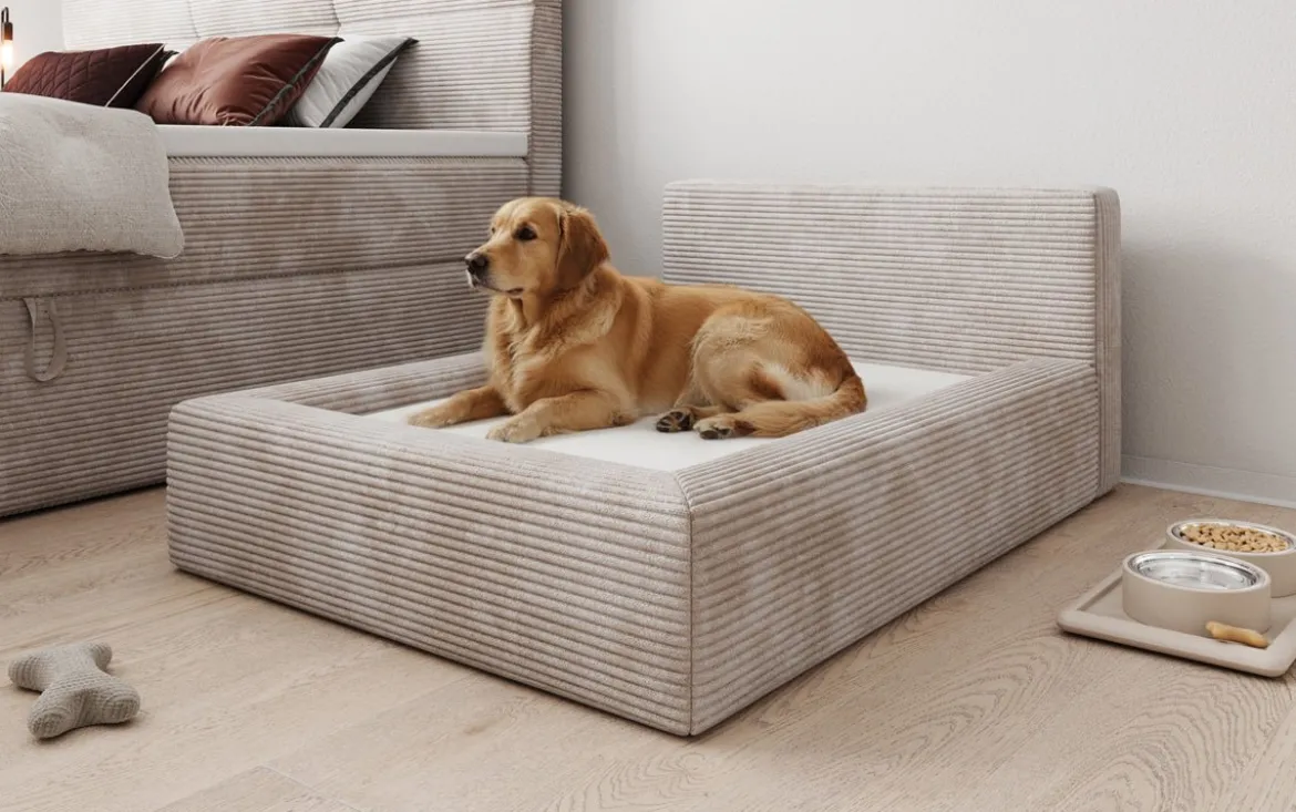 Hundebett LupoLounge 110x80 cm in Cord