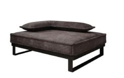 Hundebett Milo – 80×60 cm mit Cordbezug & Metallrahmen