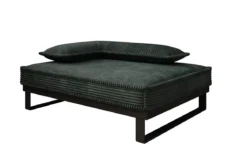 Hundebett Milo – 80×60 cm mit Cordbezug & Metallrahmen