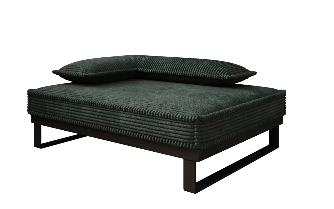 Hundebett Milo – 80×60 cm mit Cordbezug & Metallrahmen