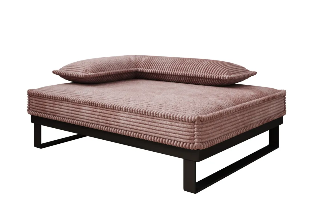 Hundebett Milo – 80×60 cm mit Cordbezug & Metallrahmen