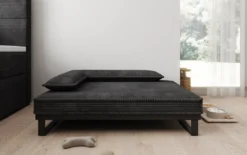Hundebett Milo – 80×100 cm mit Cordbezug & Metallrahmen