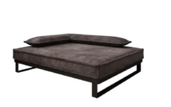 Hundebett Milo – 80×100 cm mit Cordbezug & Metallrahmen