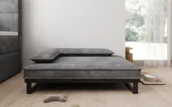 Hundebett Milo – 80×100 cm mit Cordbezug & Metallrahmen