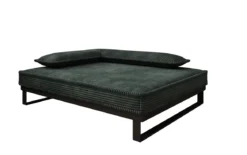 Hundebett Milo – 80×100 cm mit Cordbezug & Metallrahmen