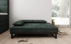 Hundebett Milo – 80×100 cm mit Cordbezug & Metallrahmen