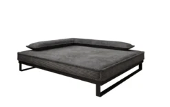 Hundebett Milo – 100x120 cm mit Cordbezug & Metallrahmen