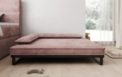 Hundebett Milo – 100x120 cm mit Cordbezug & Metallrahmen