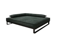 Hundebett Milo – 100x120 cm mit Cordbezug & Metallrahmen