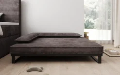 Hundebett Milo – 100x120 cm mit Cordbezug & Metallrahmen