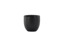 Kaffeetassen Black Swan II - 2er-Set ohne Griff, aus robustem Keramik