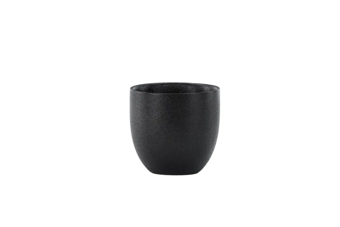Kaffeetassen Black Swan II - 2er-Set ohne Griff, aus robustem Keramik