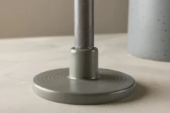 Kerzenhalter Bloom - Ø12 cm aus Steinzeug in Grau