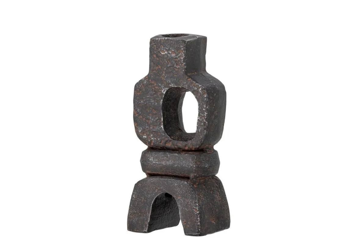 Kerzenhalter Ferro – Gusseisen in Schwarz