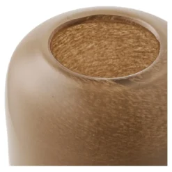 Kerzenhalter „Lumea“ – Mundgeblasenes Glas in Braun