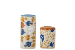 Kerzenhalter Relio – Steingut in Bunt(2er-Set)