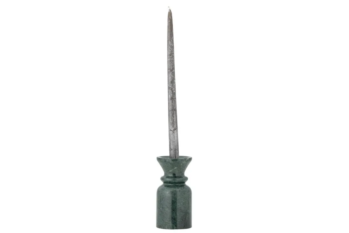 Kerzenhalter Saskia – grüner Marmor mit polierter Oberfläche