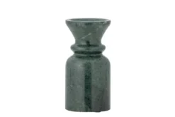 Kerzenhalter Saskia – grüner Marmor mit polierter Oberfläche