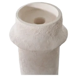 Kerzenhalter-Set „Bianco Duo“ – Zement in Weiß