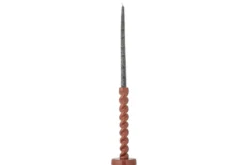 Kerzenhalter Spirra – Aluminium in Braun