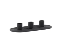 Kerzenhalter Tim - Ø3 cm aus Steinzeug für 3 Kerzen
