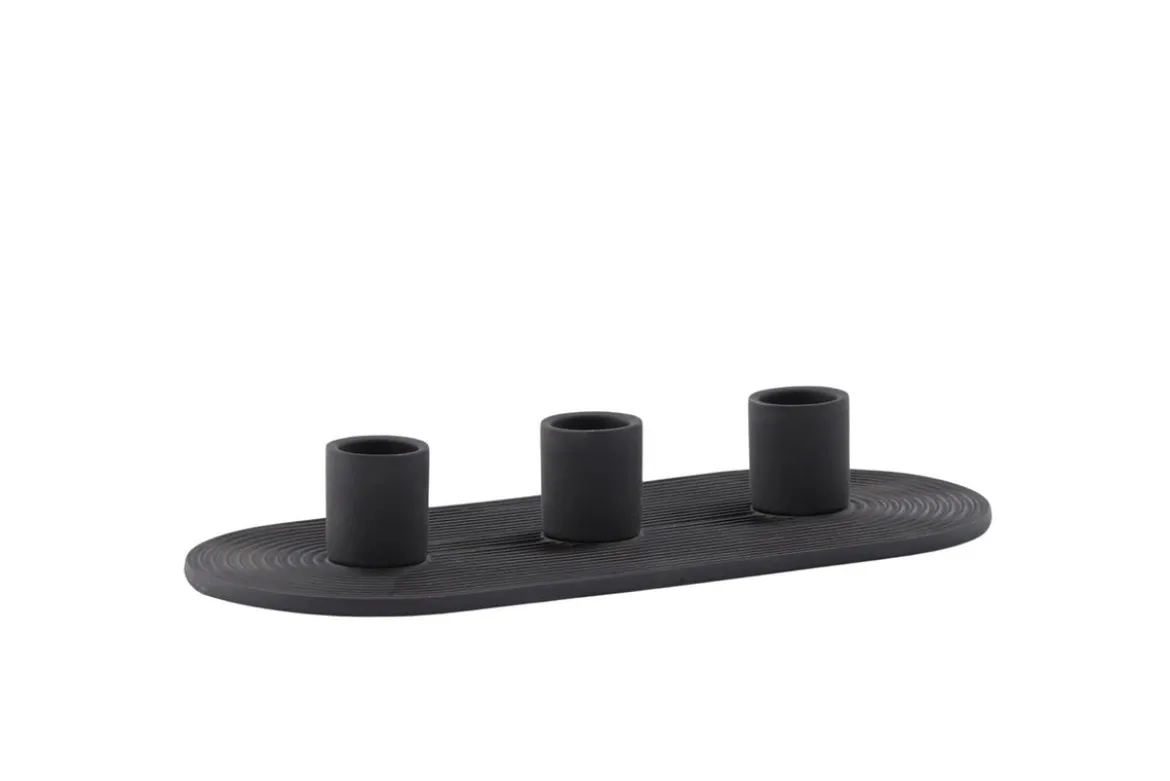 Kerzenhalter Tim - Ø3 cm aus Steinzeug für 3 Kerzen
