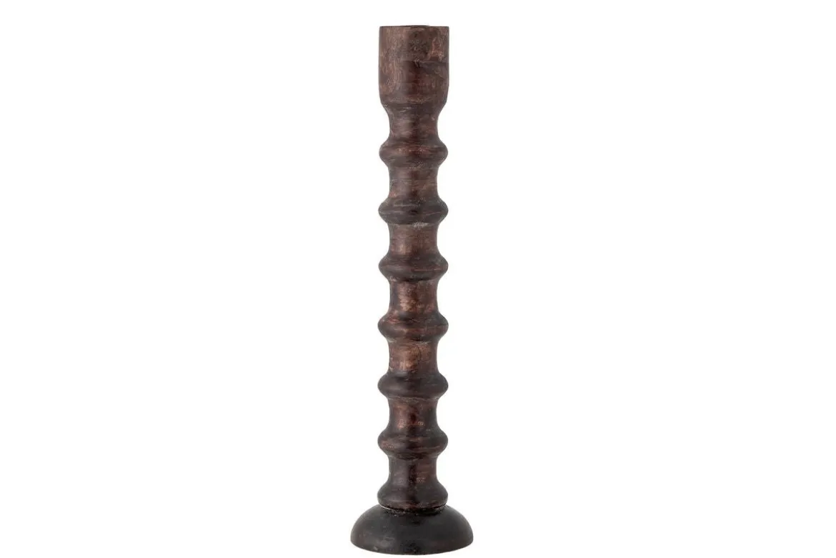Kerzenhalter „Vireo“ – Mango-Holz in Braun