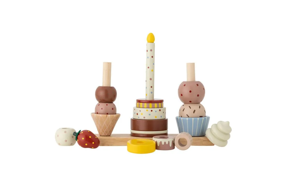 Kinder-Aktivitätsspielzeug Milano – Stapelturm aus FSC®-zertifiziertem Buchenholz